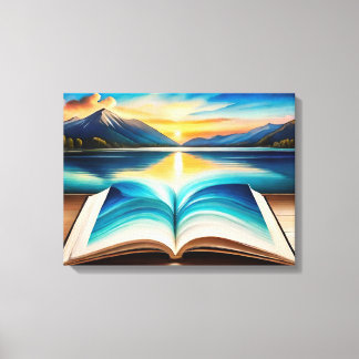 自然クールサンライズキャンバス印刷 キャンバスプリント