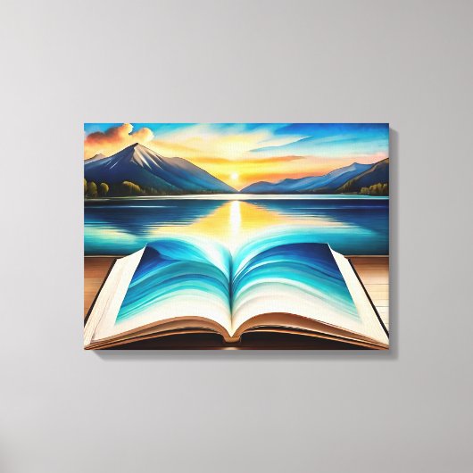 自然クールサンライズキャンバス印刷 キャンバスプリント (正面)