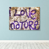 自然グラフィティ キャンバスプリント (インサイチュ (ウッドフロア))