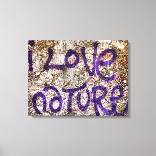 自然グラフィティ キャンバスプリント (正面)