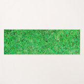 自然グリーングラスフィールドフィットネストレンディーテンプレート ヨガマット (正面(横))
