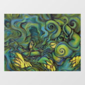 自然グリーン絵画女神の異教の地球 ウィンドウサイン (シート)