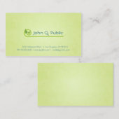 自然グ離れリースパ美しいサロン 名刺 (正面/裏面)