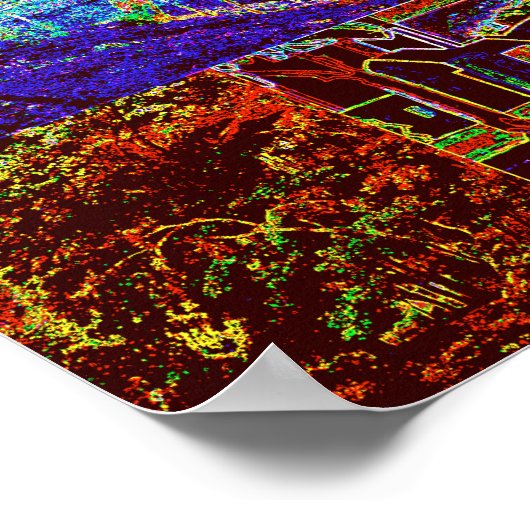 自然コラージュ ポスター (角)