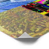 自然コラージュ ポスター (角)