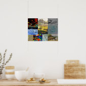 自然コラージュ ポスター (キッチン)