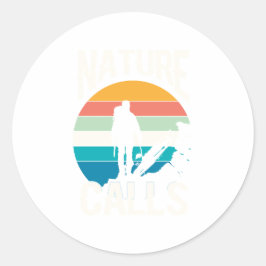 自然コール – アウトドアを受け入れ素晴らしる ラウンドシール