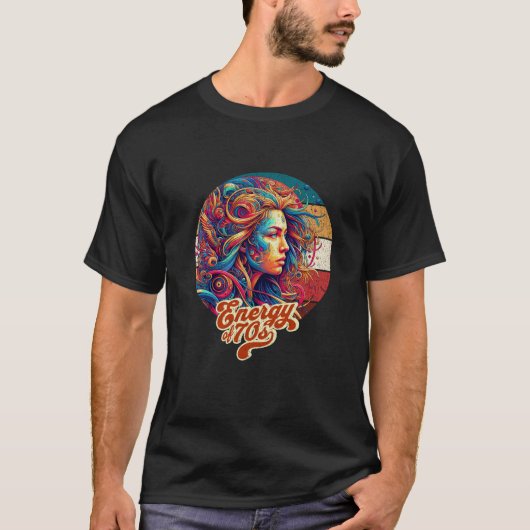 自然サイケデリック精神 Tシャツ (正面)