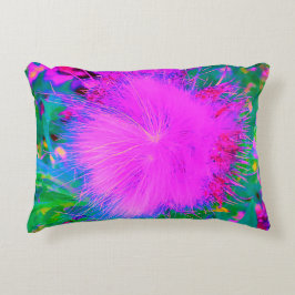 自然サイケデリック紫ミルクウィード アクセントクッション