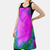 自然サイケデリック紫ミルクウィード エプロン (インサイチュ)