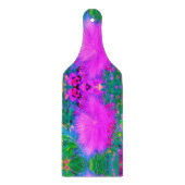 自然サイケデリック紫ミルクウィード カッティングボード (正面)