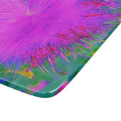 自然サイケデリック紫ミルクウィード カッティングボード (角)