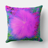 自然サイケデリック紫ミルクウィード クッション (裏面)