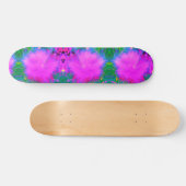 自然サイケデリック紫ミルクウィード スケートボード (横)