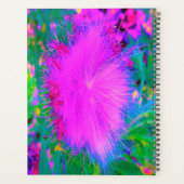 自然サイケデリック紫ミルクウィード プランナー手帳 (裏面)