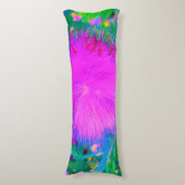 自然サイケデリック紫ミルクウィード ボディピロー (正面縦)
