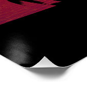 自然サンセットパームツリーズイラストレーション ポスター (コーナー)