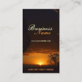 自然サンセットホライズン名刺 名刺 (裏面)