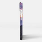 自然サンセット旅行探検旅行ハイクアドベンチャー iPhoneケース (左側面)