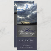 自然サンレイズハウスウォーミング招待状 招待状 (正面/裏面)