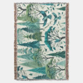 自然シインスパイアームレスデザイン スローブランケット (正面縦)