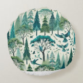 自然シインスパイアームレスデザイン ラウンドクッション (裏面)