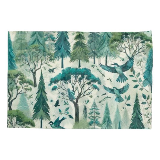 自然シインスパイアームレスデザイン 枕カバー (裏面)