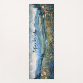 自然シーズンマウンテンズフラワーズリバーセレニティ ヨガマット (正面)