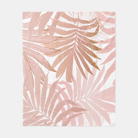 自然シームレスパターン。手描き抽象芸術 フリースブランケット (正面)