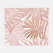 自然シームレスパターン。手描き抽象芸術 フリースブランケット (正面(横))