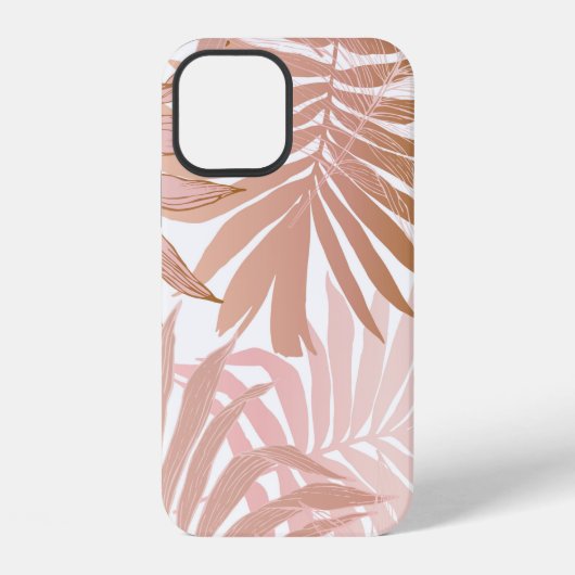 自然シームレスパターン。手描き抽象芸術 iPhoneケース (裏面)