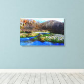 自然シーンキャンバス キャンバスプリント (インサイチュ (ウッドフロア))