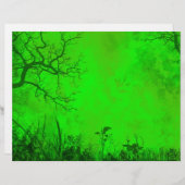 自然シーンスクラップブック紙 (正面/裏面)