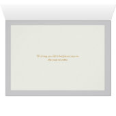 自然シーンハッピーバースデーの名前カードのパーソナライズ (内部横(下))