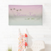 自然シーン（アヒル、ゲーター） 横断幕 (インサイチュ)