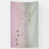 自然シーン（アヒル、ゲーター） 横断幕 (縦)