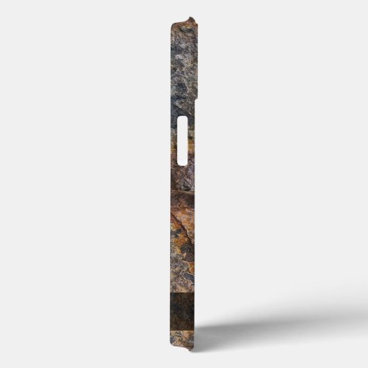 自然ジオロジーユニークロックテクスチャ名前をカスタムする Case-Mate iPhoneケース (裏面 / 右)