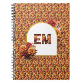 自然ジャーナル、マインドフルネス、ドリーム日記、モノグラム ノートブック (正面)