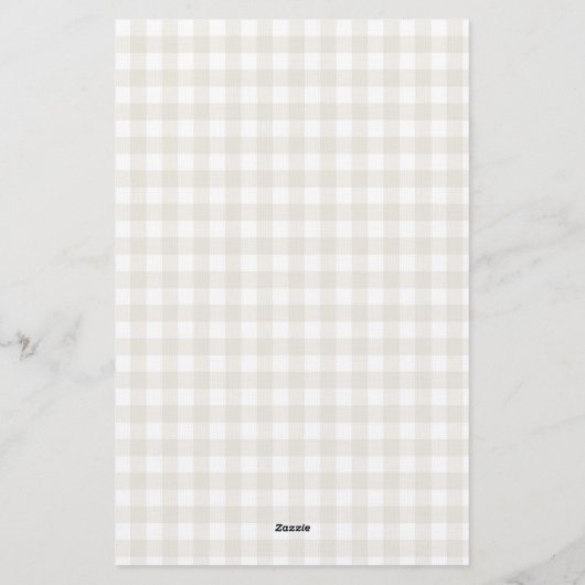 自然スカベンジャー狩り子供の誕生日チェックリスト 便箋 (裏面)