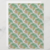 自然スクラップブック紙葉デザイン (正面/裏面)