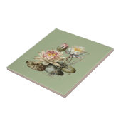 自然スタイル水ユリ陶磁器タイル タイル (側面)