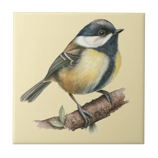 自然スタイル炭片セラミックタイル タイル (正面)