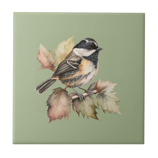 自然スタイル炭片セラミックタイル タイル (正面)