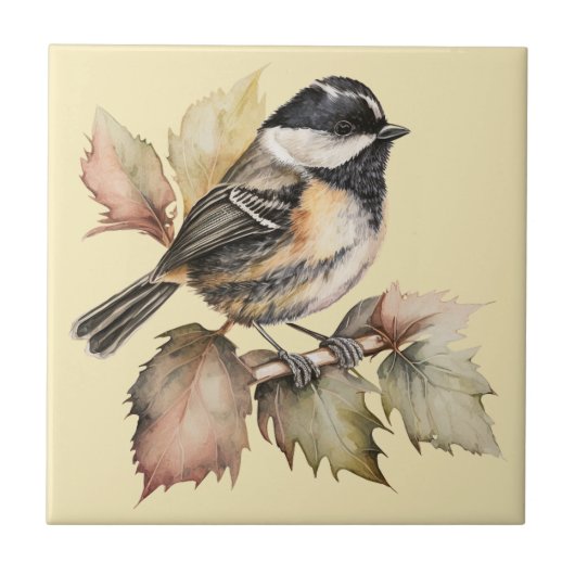 自然スタイル炭片セラミックタイル タイル (正面)