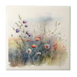 自然スタイル野花セラミックタイル タイル