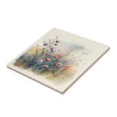 自然スタイル野花セラミックタイル タイル (側面)