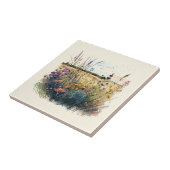 自然スタイル野花セラミックタイル タイル (側面)