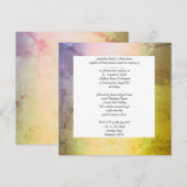 自然ストリップ結婚式招待状 招待状 (正面/裏面)