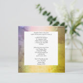 自然ストリップ結婚式招待状 招待状 (スタンド正面)