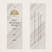 自然スパ価格ラベル (正面&裏面)